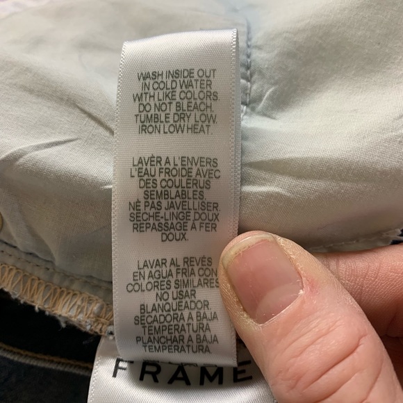 SOLD Frame Denim Blue Le High Skinny Size 26 - Picture 9 of 10